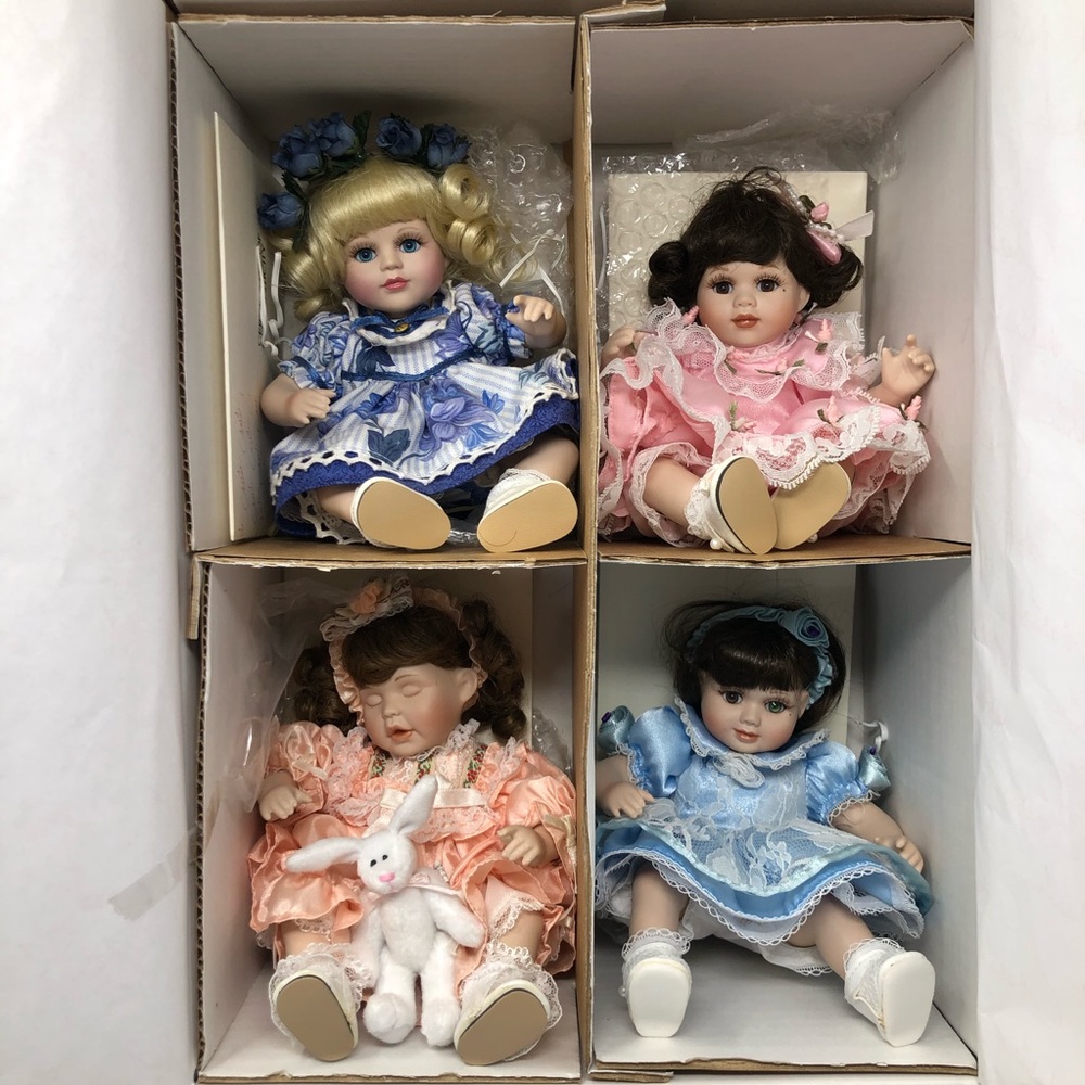 Marie Osmond set of 4 Tiny Tot dolls - Picture 1 of 14